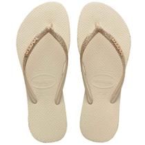 Chinelo Havaianas Slim Feminina Sparkle Glitter Areia