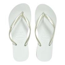 Chinelo Havaianas Slim Feminino 4000030 Branco Chinelo Havaianas Slim Feminino 4000030 Branco