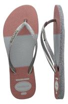 Chinelo Havaianas Slim Glitter Glam Chinelo Havaianas Slim Glitter Glam