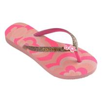 Chinelo havaianas slim glitter ii infantil menina 4146976