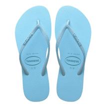 Chinelo Havaianas Slim Glitter Neon Azul