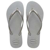 Chinelo Havaianas Slim Gloss Cinza Gelo Tamanho 33/34 Feminino Sandalha