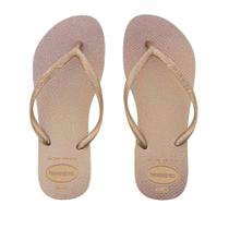 Chinelo Havaianas Slim Gloss Dourado