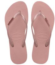 Chinelo Havaianas Slim Logo Metallic Feminina Chinelo Havaianas Slim Logo Metallic Feminina