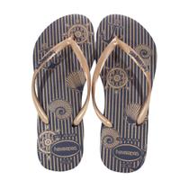 Chinelo Havaianas Slim Nautical Marinho