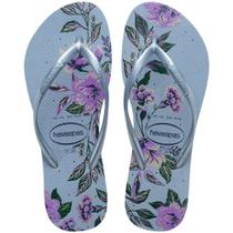 Chinelo Havaianas Slim Organic Azul Comfy