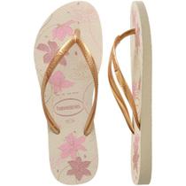 Chinelo Havaianas Slim Organic Feminino - Bege