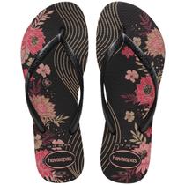 Chinelo Havaianas Slim Organic Feminino - Preto