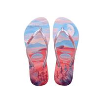 Chinelo Havaianas Slim Paisage Rosa Macaron - 41/42