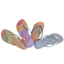 Chinelo havaianas slim palette glow glitter verão - 4145766