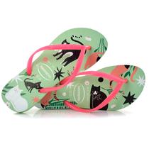 Chinelo Havaianas Slim Pets Verde 4132567