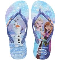 Chinelo havaianas slim princesas infantil menina 4123328