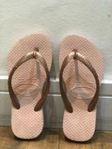 Chinelo havaianas slim rosa ballet kid