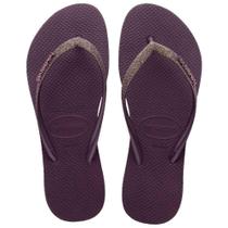 Chinelo Havaianas Slim Sparkle II Beringela - 39/40