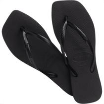 Chinelo Havaianas Slim Square 39/40 Preto Chinelo Havaianas Slim Square 39/40 Preto