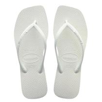 Chinelo havaianas Slim Square Básica Branco