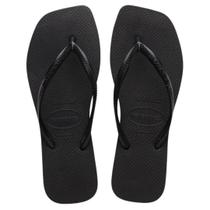 Chinelo Havaianas Slim Square Básica Preta