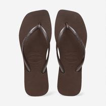 Chinelo Havaianas Slim Square Café Chinelo Havaianas Slim Square Café
