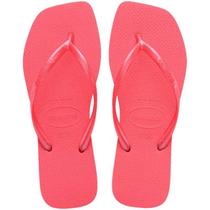 Chinelo Havaianas Slim Square - Feminino - Coral - 3334