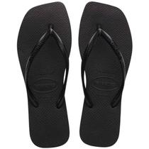 Chinelo Havaianas Slim Square - Feminino - Preto - 3738