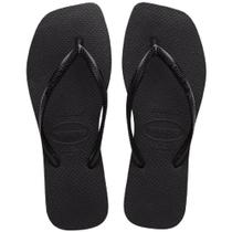 Chinelo Havaianas Slim Square Feminino Preto