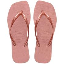 Chinelo Havaianas Slim Square Feminino Rosa