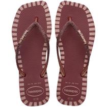 Chinelo Havaianas Slim Square Glitter Contour Chinelo Havaianas Slim Square Glitter Contour