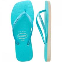 Chinelo Havaianas Slim Square Glitter Neon Chinelo Havaianas Slim Square Glitter Neon