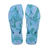 Chinelo Havaianas Slim Square Jelly - Azul Lavanda Tamanho:35/36Cor:AzulGênero:Feminino Chinelo Havaianas Slim Square Jelly - Azul Lavanda Tamanho:35/36Cor:AzulGênero:Feminino