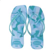 Chinelo Havaianas Slim Square Jelly Azul Chinelo Havaianas Slim Square Jelly Azul