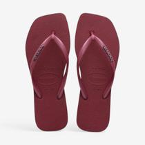 Chinelo Havaianas Slim Square Logo Metallic