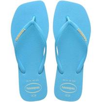 Chinelo Havaianas Slim Square Logo Popup Fc Feminino