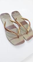 Chinelo havaianas slim square palett glow fc