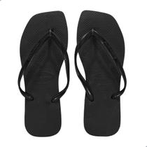 Chinelo Havaianas Slim Square Preto