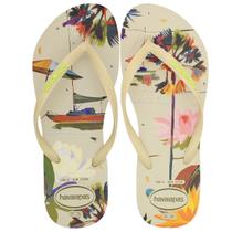 Chinelo Havaianas Slim Summer Bliss Feminino Tropical Chinelo Havaianas Slim Summer Bliss Feminino Tropical