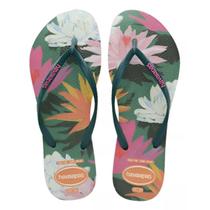 Chinelo Havaianas Slim Summer Bliss Feminino Verde