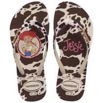 Chinelo Havaianas Slim Trendy Toy Story Jessie Original Bege Palha 39.40 Chinelo Havaianas Slim Trendy Toy Story Jessie Original Bege Palha 39.40