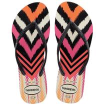 Chinelo Havaianas Slim Tribal Branco/Preto