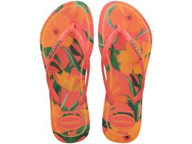 Chinelo Havaianas Slim Tropical 4122111 - Chinelo Havaianas Slim Tropical 4122111 -