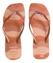 Chinelo Havaianas Square Glitter Party Original