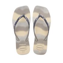 Chinelo havaianas square glitter ref:4149417 feminino