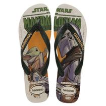 Chinelo Havaianas Star Wars - Bege/Verde - Tam 25/26