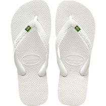 Chinelo Havaianas Tira Larga Logo Brasil Unissex