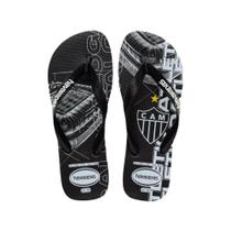 Chinelo Havaianas Top Atlético Mineiro Galo Oficial Times Original Unissex Infantil Confortável Chinelo Havaianas Top Atlético Mineiro Galo Oficial Times Original Unissex Infantil Confortável