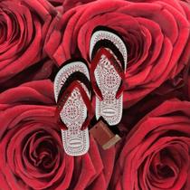 Chinelo Havaianas top bordado floral ,lançamento 26/27