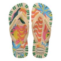 Chinelo Havaianas Top Bossa - Feminino - Creme - 3738 Chinelo Havaianas Top Bossa - Feminino - Creme - 3738