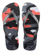 Chinelo Havaianas top camuflado tamanhos grandes 45/46 *NF*