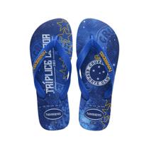 Chinelo Havaianas Top Cruzeiro Oficial Times Original Unissex Adulto Confortável Chinelo Havaianas Top Cruzeiro Oficial Times Original Unissex Adulto Confortável