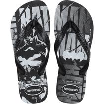 Chinelo Havaianas Top DC Logomania Batman Masculino Chinelo Havaianas Top DC Logomania Batman Masculino