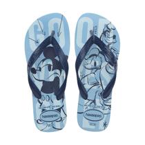 Chinelo Havaianas Top Disney Azul Lavanda